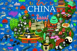 Lais Puzzle - Karte China - 2.000 Teile