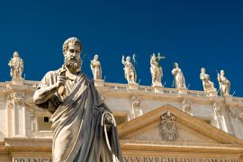 Lais Puzzle - Statue des Apostels in Front des Petersdoms - 2.000 Teile