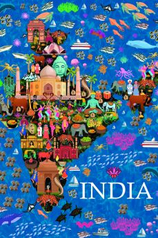 Lais Puzzle - Karte Indien - 2.000 Teile