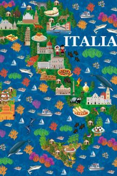 Lais Puzzle - Karte Italien - 2.000 Teile