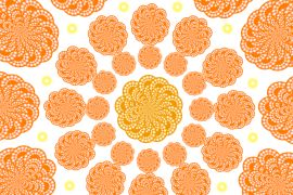 Lais Puzzle - Unmöglich, psychedelische Farben: Blumen - 2.000 Teile