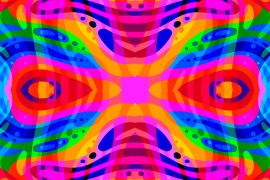 Lais Puzzle - Unmöglich, psychedelische Farben - 2.000 Teile