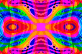 Lais Puzzle - Unmöglich, psychedelische Farben - 2.000 Teile