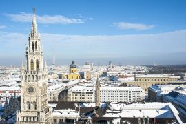 Lais Puzzle - Ansicht von München von oben, Bundesland Bayern, Deutschland - 2.000 Teile