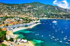 Lais Puzzle - azurblaue Küste von Frankreich - Panoramablick auf Nizza - 2.000 Teile