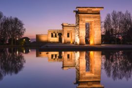Lais Puzzle - Tempel der Debod in der Nacht, Madrid, Spanien - 2.000 Teile