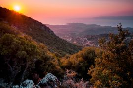 Lais Puzzle - Sonnenuntergang auf Lesbos, Griechenland - 2.000 Teile