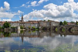Lais Puzzle - Confolens an den Ufern der Vienne, Frankreich - 2.000 Teile