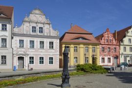 Lais Puzzle - Häuser am Markt, Luckau - 2.000 Teile