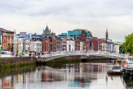 Lais Puzzle - Ansicht von Dublin mit der Ha'penny Bridge - Irland - 2.000 Teile