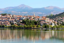 Lais Puzzle - Stadt Kastoria und Orestiada-See, Griechenland - 2.000 Teile