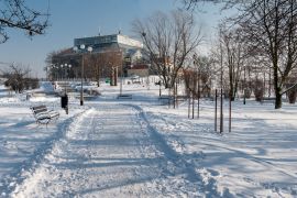 Lais Puzzle - Zielona Góra Wine Hills im Winter - 2.000 Teile