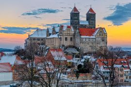 Lais Puzzle - Das Quedlinburger Schloss und Stiftskirche im Winter - 2.000 Teile