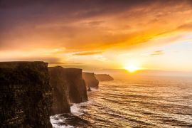 Lais Puzzle - Cliffs of Moher bei Sonnenuntergang in Co. Clare, Irland Europa - 2.000 Teile