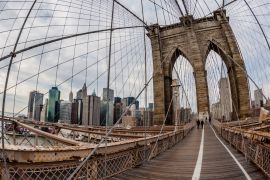 Lais Puzzle - New York, Brooklyn Bridge mit Kabeln - 2.000 Teile