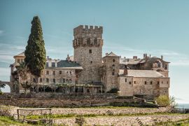 Lais Puzzle - Kloster Stavronikita, Berg Athos, Chalkidiki, Griechenland - 2.000 Teile