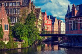 Lais Puzzle - Kanal von Gent. Gent, Belgien - 2.000 Teile