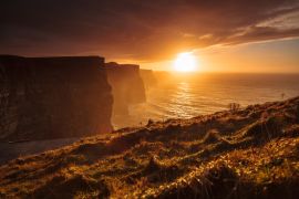 Lais Puzzle - Cliffs of Moher bei Sonnenuntergang in Co. Clare, Irland Europa - 2.000 Teile