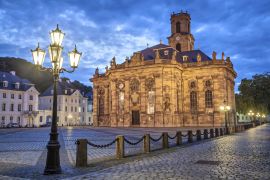 Lais Puzzle - Ansicht der Kirche in Saarbrücken, Deutschland. - 2.000 Teile