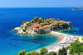 Lais Puzzle - Die Insel Sveti Stefan in Budva, Montenegro - 2.000 Teile