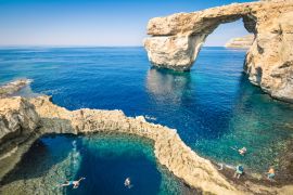 Lais Puzzle - Das weltberühmte Azure Window auf der Insel Gozo in Malta - 2.000 Teile