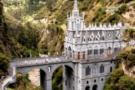 Lais Puzzle - Las Lajas, Kirche auf einer Klippe in Kolumbien - 2.000 Teile
