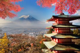 Lais Puzzle - Mount Fuji Japan in Herbstfarben - 2.000 Teile