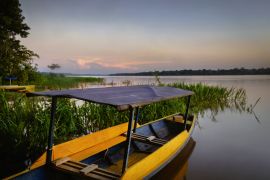 Lais Puzzle - Sonnenuntergang am Amazonas in Mocagua, Amazonas, Kolumbien - 2.000 Teile