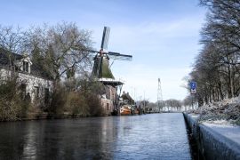 Lais Puzzle - Kittelmühle namens De Wachter in Zuidlaren, Drenthe, Nordniederlande - 2.000 Teile