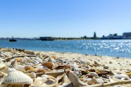 Lais Puzzle - Strand am Morgen, in Seixal, Portugal - 2.000 Teile