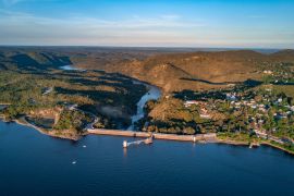 Lais Puzzle - Damm des Sees der Stadt "Embalse" in der Provinz Córdoba, Argentinien - 2.000 Teile