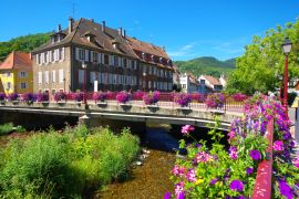 Lais Puzzle - Flussübergang Thann , Elsass - 2.000 Teile