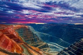 Lais Puzzle - Super Pit Goldmine im Tagebau, Kalgoorlie Westaustralien - 2.000 Teile