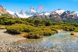 Lais Puzzle - Blick auf eine schöne Landschaft mit dem Fitz Roy im Hintergrund in Patagonien Argentinien - 2.000 Teile