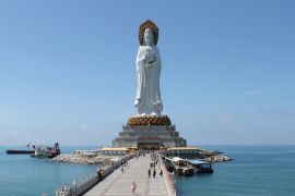 Lais Puzzle - Nanshan-Tempel und Brücke, China - 2.000 Teile