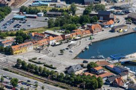 Lais Puzzle - Überblick über den alten Køge Habour in Dänemark - 2.000 Teile