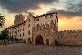Lais Puzzle - Burg Falkenfels im niederbayerischen Landkreis Straubing-Bogen in Bayern | Höhenburg - 2.000 Teile