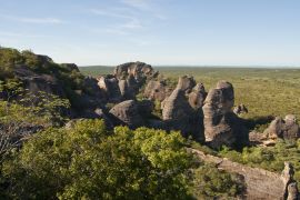 Lais Puzzle - Felsformationen aus Sandstein in der Baixão do Canoas des Nationalparks Serra Vermelha - Serra da Capivara, Brasilien - 2.000 Teile