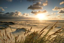 Lais Puzzle - Sonnenuntergang an der Küste von Nordjütland, Dänemark, Europa - 2.000 Teile