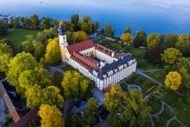 Lais Puzzle - Luftaufnahme, Kloster Bernried, Starnberger See, Pfaffenwinkel, Oberbayern, Bayern, Deutschland - 2.000 Teile