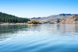 Lais Puzzle - See, Kiefern und Berge in der Provinz Neuquén, Argentinien - 2.000 Teile