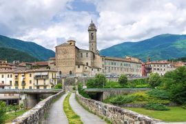 Lais Puzzle - Bucklige Brücke. Bobbio. Emilia-Romagna. Italien - 2.000 Teile