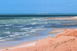 Lais Puzzle - Kiteboarding oder Kitesurfen in Canoa Quebrada Strand, Brasilien - 2.000 Teile