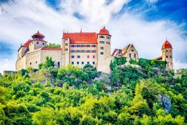 Lais Puzzle - Burg Harburg im Nördlinger Ries über der Wörnitz, Schwaben, Bayern, Deutschland - 2.000 Teile