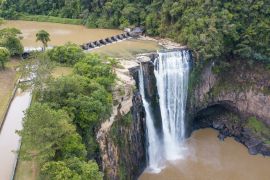 Lais Puzzle - Salto Barão do Rio Branco - Prudentópolis. Ein großer Wasserfall inmitten der Natur. Paraná - Brasilien - 2.000 Teile