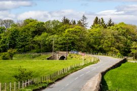 Lais Puzzle - Eine Straße in Glen Mavis, North Lanarkshire in Schottland - 2.000 Teile