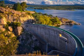 Lais Puzzle - Sonnenuntergang am El-Cajon-Damm in Capilla del Monte, Cordoba, Argentinien - 2.000 Teile