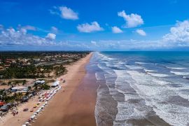Lais Puzzle - Luftaufnahme des Strandes Refúgio in Aracaju, Brasilien - 2.000 Teile