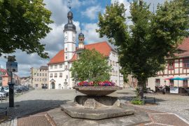 Lais Puzzle - Am Markt Rathaus in Eisenberg Thüringen - 2.000 Teile