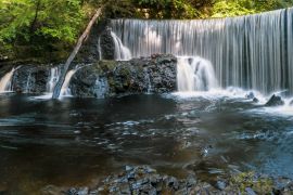 Lais Puzzle - Stauwehr, Fluss Calder, Renfrewshire, Schottland - 2.000 Teile